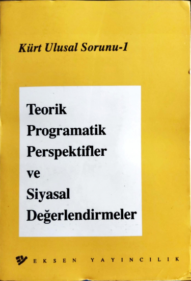 Kürt Ulusal Sorunu-1 ve  2