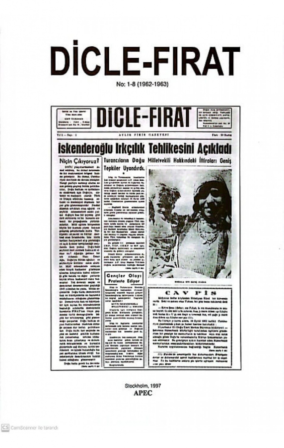 Dicle Fırat Gazetesi (8 sayı 1962-1963)